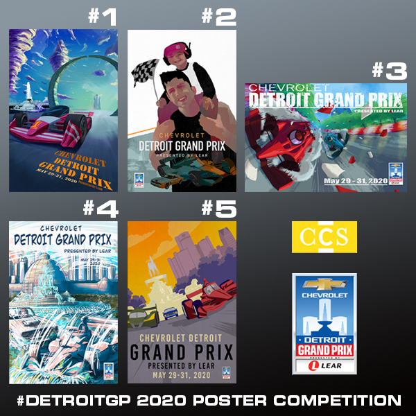 Chevrolet Detroit Grand Prix Presented by Lear to Host Official Poster Competition Judging on Wednesday